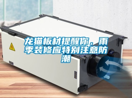 龍貓板材提醒你，雨季裝修應特別注意防潮